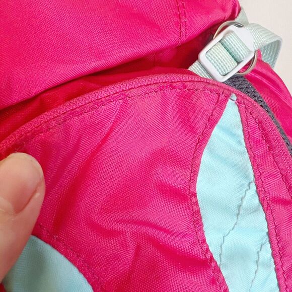 Camelbak Mini M.U.L.E. Hydration Pack Mini Backpack Hiking Running Pink and Mint - Picture 6 of 7